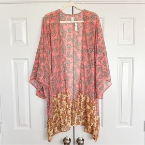 NWT Aerie Ruffle Bottom Kimono
